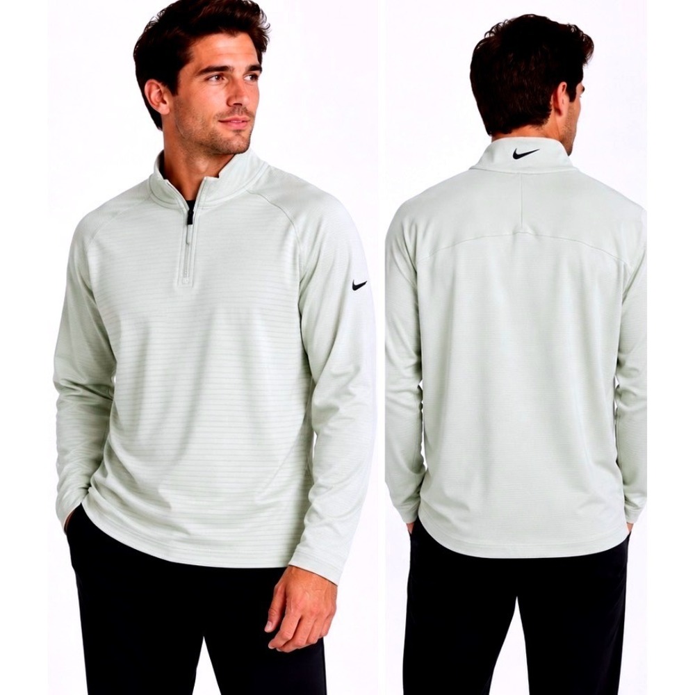 Nike Golf Dri-FIT ADV Vapor Quarter Zip Pullover Light Green XXL NWT Golf